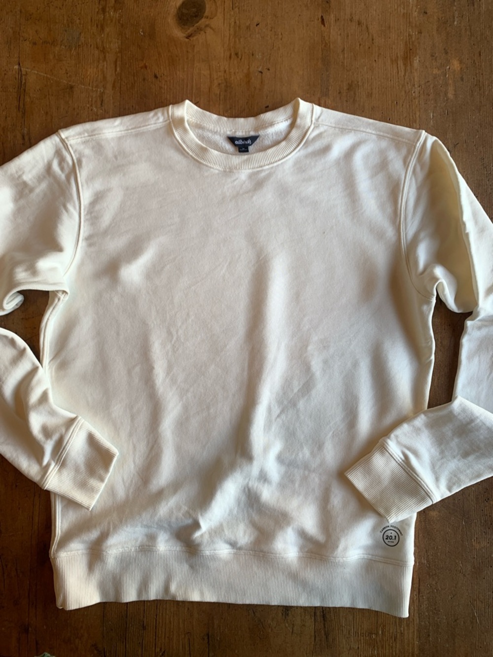 AllBirds Off-White Crewneck Sweatshirt - Picture 9 of 16